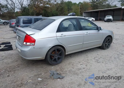 2008 Kia Spectra Ex из США, поврежденный, VIN KNAFE121585492009